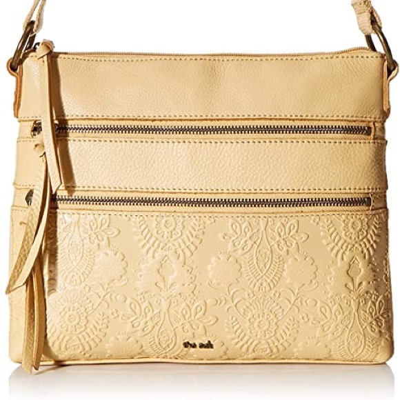 The Sak Bags The Sak Reseda Buttercup Leather Leaf Crossbody Bag